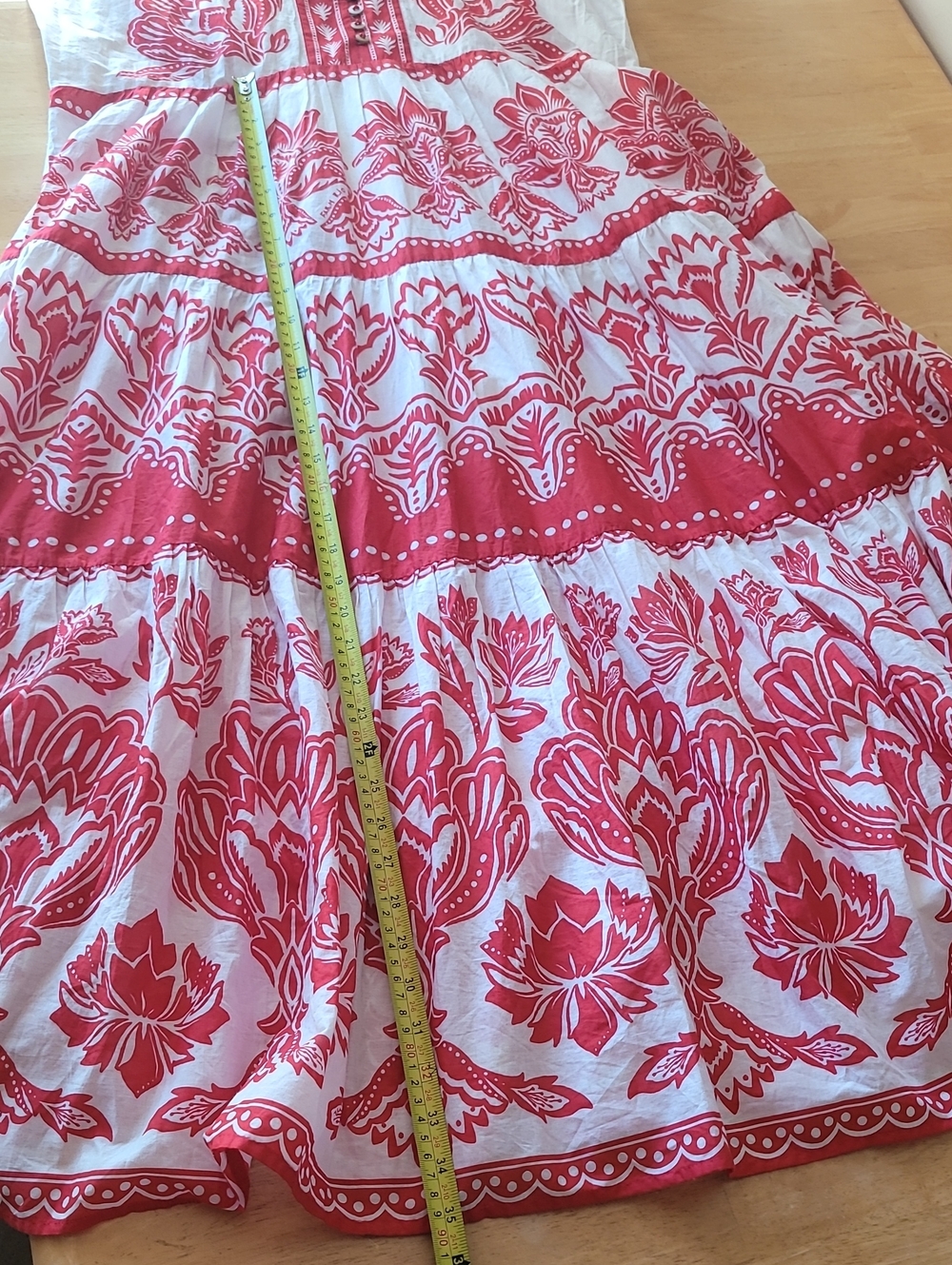 FARM Rio Off-white Boho Garden Short Sleeve Midi Dress - Picture 10 of 13